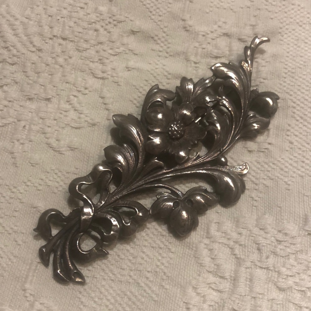 Vintage Sterling Silver Cini Brooche Floral